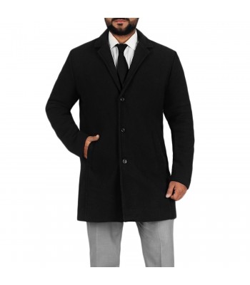 Laverapelle Men’s Merino Wool Melton Over Coat - 2602002