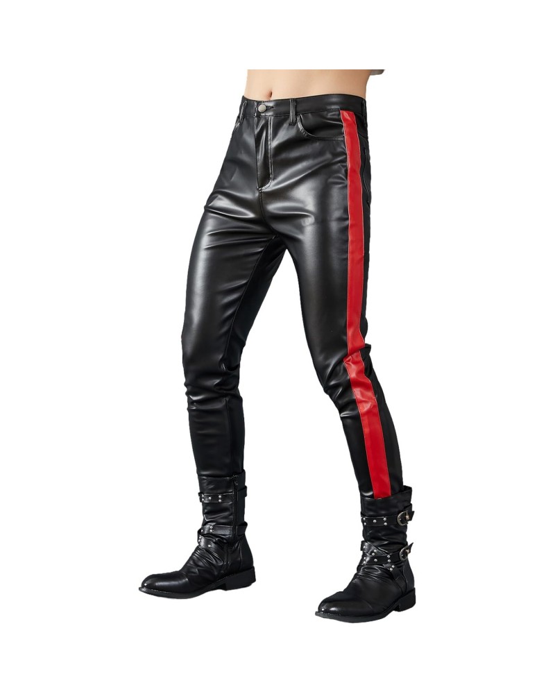 Laverapelle Striped Leather pants
