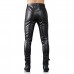 Laverapelle Striped Leather pants
