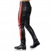 Laverapelle Striped Leather pants
