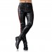 Laverapelle Striped Leather pants