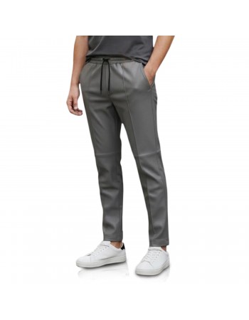 Laverapelle Straight Leather Joggers