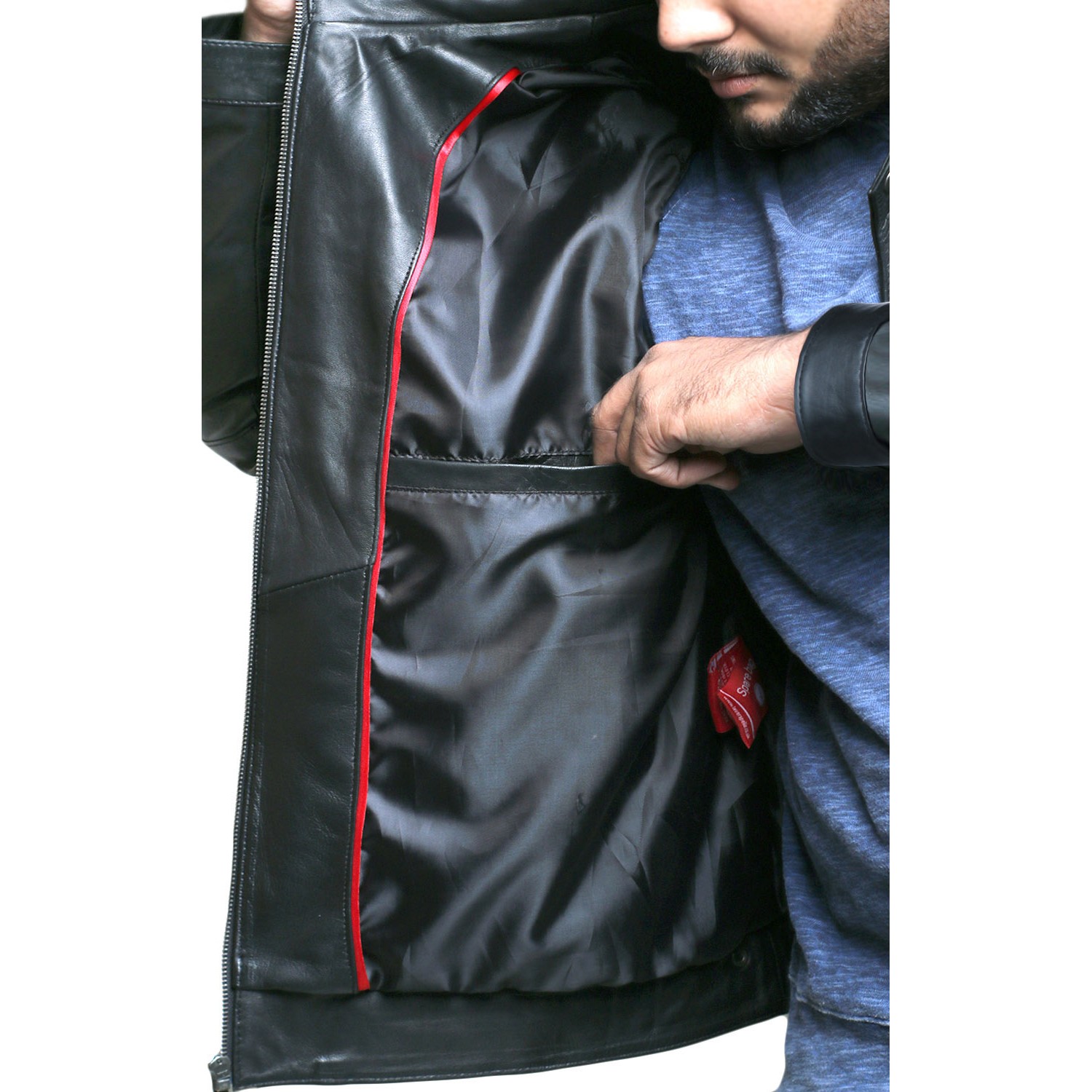 1501637 Black, Classic Jacket Laverapelle Mens Genuine Lambskin Leather Jacket