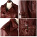 Laverapelle Women's Genuine Lambskin Leather Coat (Trench Coat) - 1822012