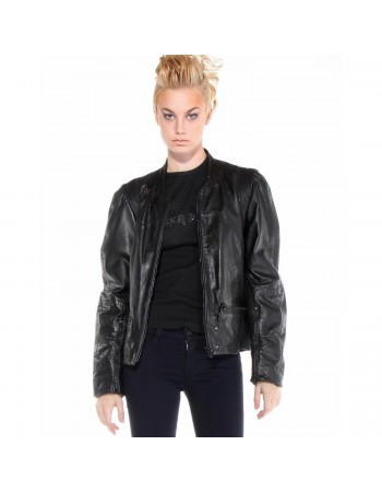 Laverapelle Women's Genuine Lambskin Leather Jacket (Fencing Jacket) - 1521744