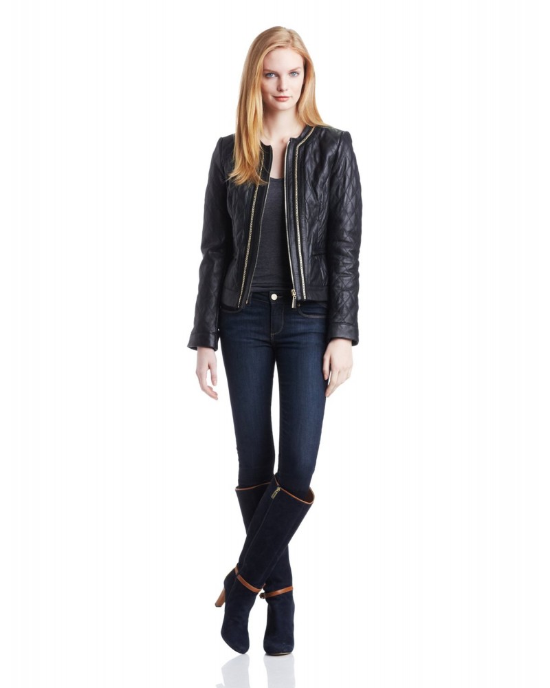 Laverapelle Women's Genuine Lambskin Leather Jacket (Fencing Jacket) - 1521693