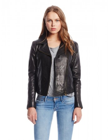 Laverapelle Women's Genuine Lambskin Leather Jacket (Double Rider Jacket) - 1521719