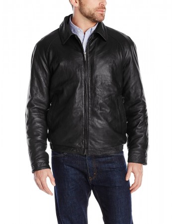 Laverapelle Men's Genuine Lambskin Leather Jacket (Aviator Jacket) - 1501379
