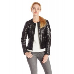 Laverapelle Women's Genuine Lambskin Leather Jacket (Quilted Jacket) - 1521717