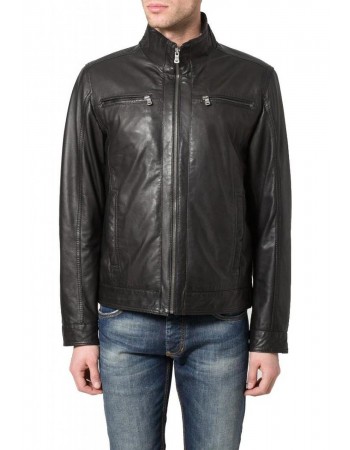 Laverapelle Men's Genuine Lambskin Leather Jacket (Racer Jacket) - 1501410 Laverapelle Men's Genuine Lambskin Leather Jacket (Racer Jacket) - 1501410
