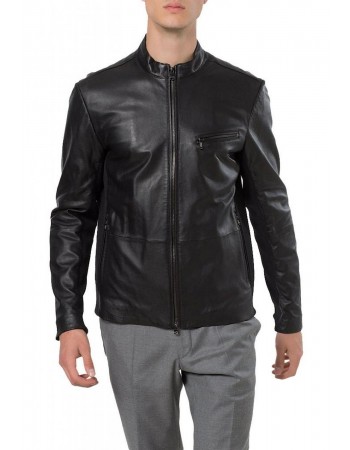 Laverapelle Men's Genuine Cowhide Leather Jacket (Racer Jacket) - 1501422