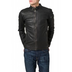 Laverapelle Men's Genuine Lambskin Leather Jacket (Racer Jacket) - 1501528