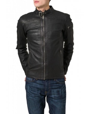 Laverapelle Men's Genuine Lambskin Leather Jacket (Racer Jacket) - 1501528 Laverapelle Men's Genuine Lambskin Leather Jacket (Racer Jacket) - 1501528