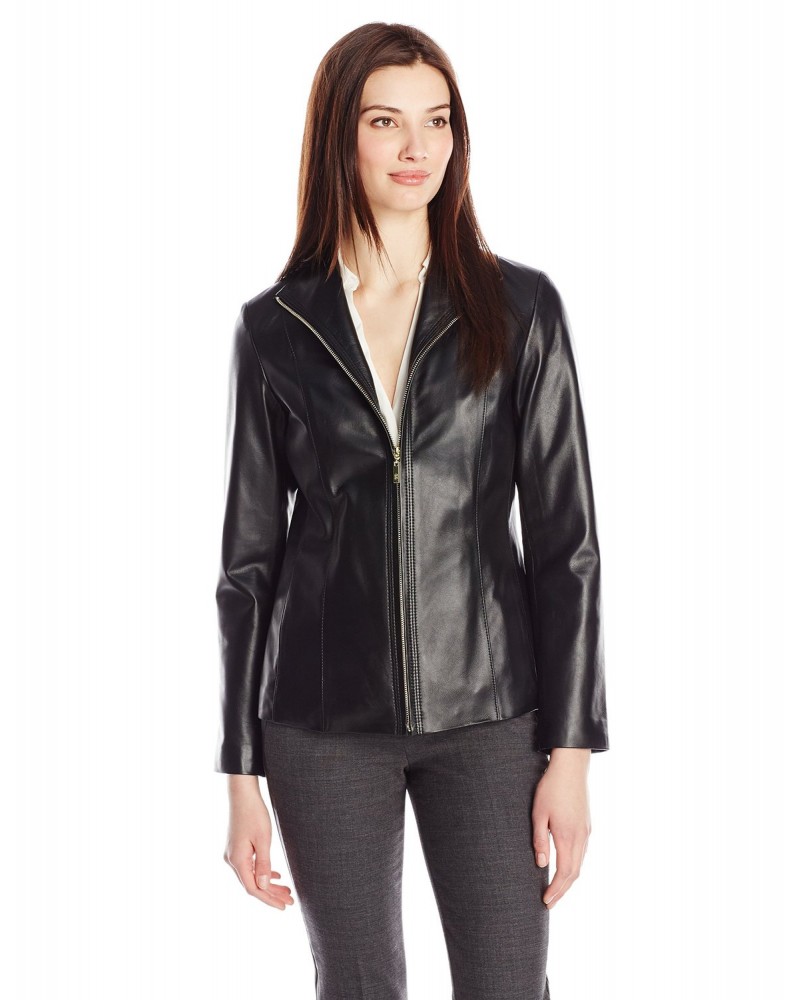 Laverapelle Women's Genuine Lambskin Leather Jacket (Fencing Jacket) - 1521682