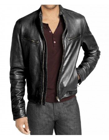 Laverapelle Men's Genuine Lambskin Leather Jacket (Racer Jacket) - 1501226 Laverapelle Men's Genuine Lambskin Leather Jacket (Racer Jacket) - 1501226