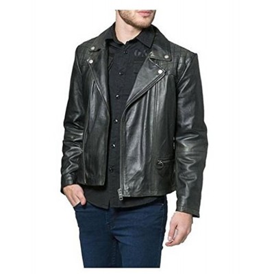 Laverapelle Men's Genuine Lambskin Leather Jacket (Double Rider Jacket) - 1501120