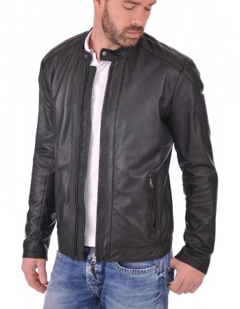Laverapelle Men's Genuine Lambskin Leather Jacket (Racer Jacket) - 1501469 Laverapelle Men's Genuine Lambskin Leather Jacket (Racer Jacket) - 1501469