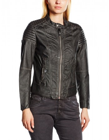 Laverapelle Women's Genuine Lambskin Leather Jacket (Fencing Jacket) - 1521745
