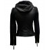 Laverapelle Women's Genuine Lambskin Leather Jacket (Hooded) - 1521750