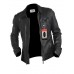 Laverapelle Men's Genuine Lambskin Leather Jacket (Aviator Jacket) - 1501221