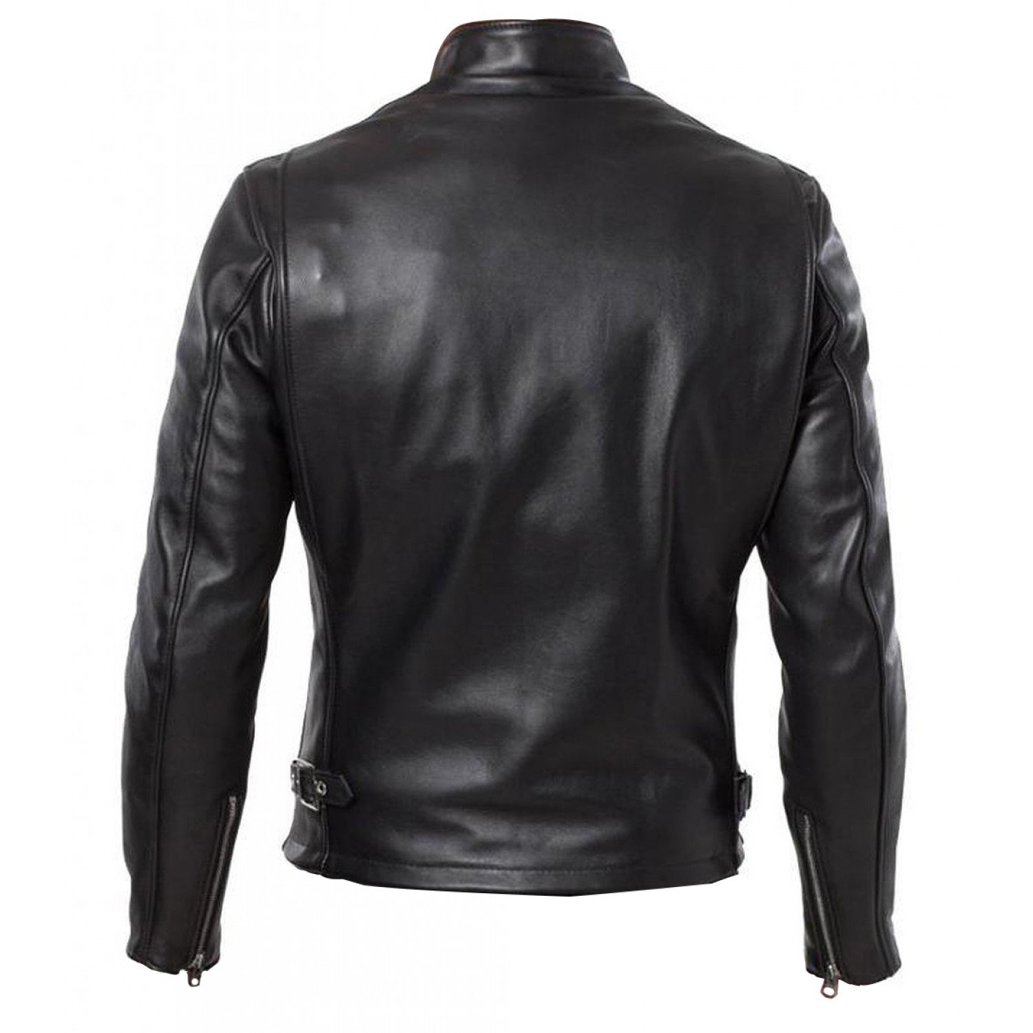 Black, Officer Jacket Laverapelle Mens Genuine Lambskin Leather Jacket 1501350 