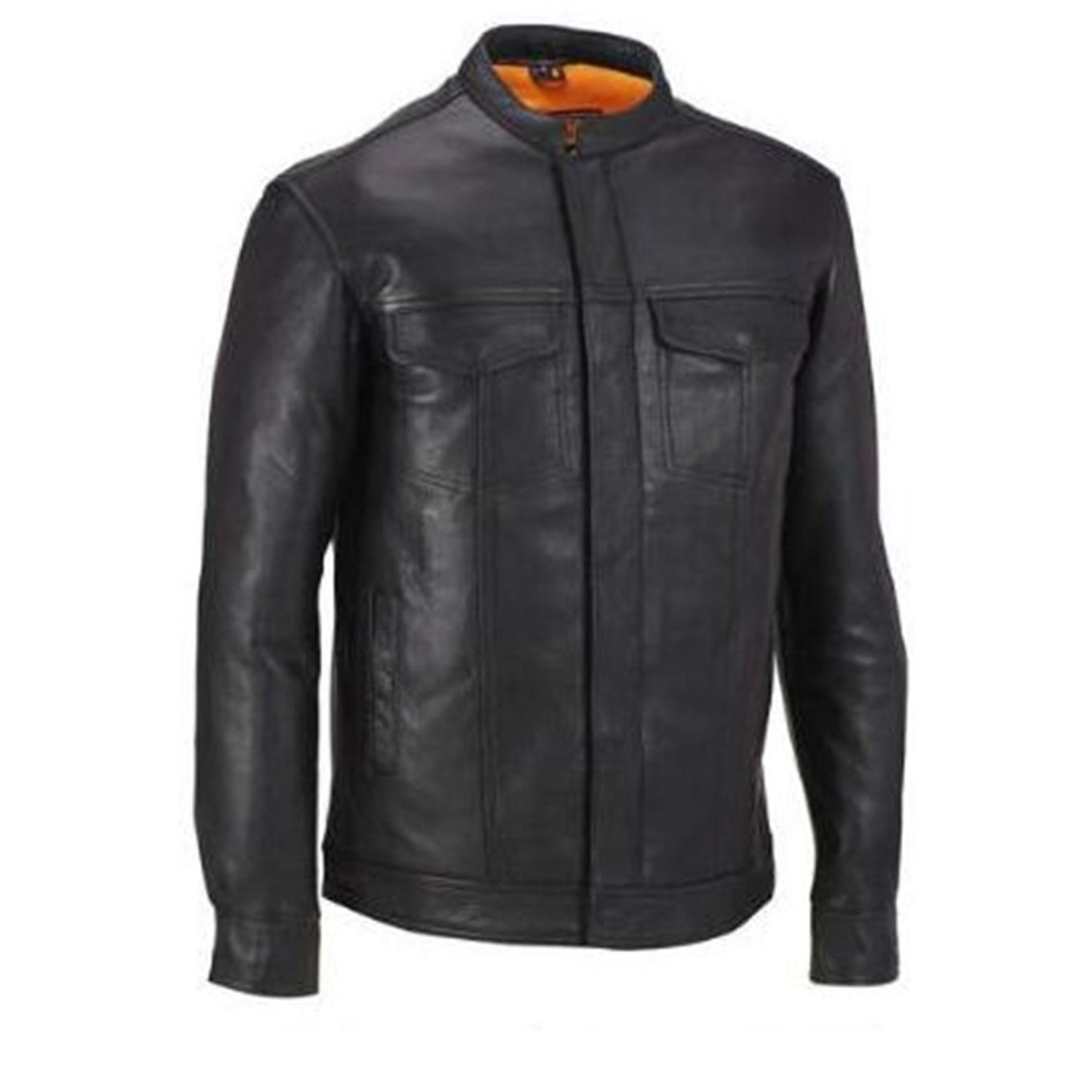 Laverapelle Mens Genuine Lambskin Leather Jacket 1501138 Black, Regal Jacket