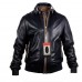 Laverapelle Men's Genuine Lambskin Leather Jacket (Bomber Jacket) - 1501813