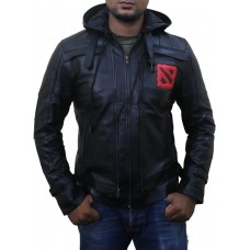 Laverapelle Men's Genuine Lambskin Leather Jacket (Hooded) - dota2