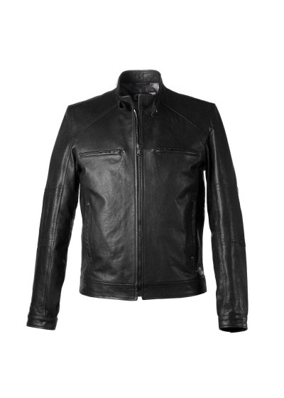 Laverapelle Men's Genuine Lambskin Leather Jacket (Racer Jacket) - 1501812
