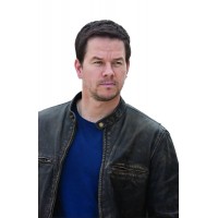 Laverapelle Men's Contraband Mark Wahlbergs Movie Cowhide Leather Jacket (Racer Jacket) - 1501797
