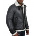 Laverapelle Men's Genuine Lambskin Leather Jacket (Shearling Jacket) - 1701031