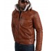 Laverapelle Men's Genuine Lambskin Leather Jacket (Hooded) - 1701052