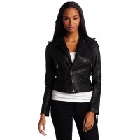 Laverapelle Women's Genuine Lambskin Leather Jacket (Rocker Jacket) - 1521764