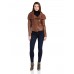 Laverapelle Women's Genuine Lambskin Leather Jacket (Aviator Jacket) - 1521675