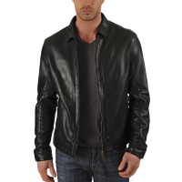 Laverapelle Men's Genuine Cowhide Leather Jacket (Aviator Jacket) - 1501037