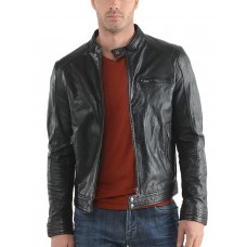 Laverapelle Men's Genuine Cowhide Leather Jacket (Racer Jacket) - 1501624