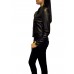 Laverapelle Women's Genuine Lambskin Leather Jacket (Fencing Jacket) - 1521730