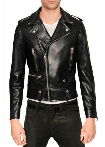 Laverapelle Men's Genuine Cowhide Leather Jacket (Double Rider Jacket) - 1501583