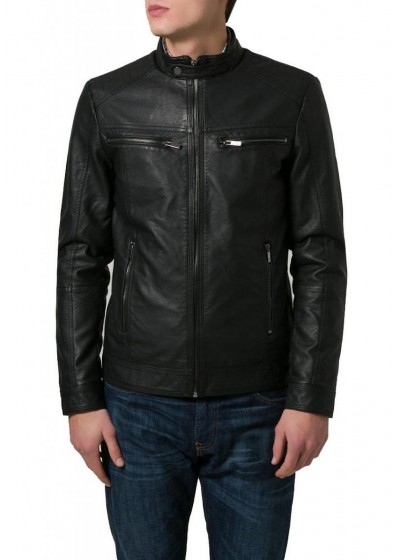 Laverapelle Men's Genuine Lambskin Leather Jacket (Racer Jacket) - 1501517