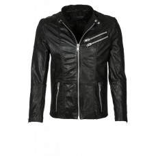 Laverapelle Men's Genuine Cowhide Leather Jacket (Racer Jacket) - 1501400