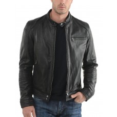Laverapelle Men's Genuine Cowhide Leather Jacket (Classic Jacket) - 1501283