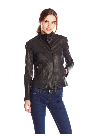Laverapelle Women's Genuine Lambskin Leather Jacket (Fencing Jacket) - 1521690