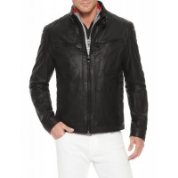 Laverapelle Men's Genuine Lambskin Leather Jacket (Racer Jacket) - 1501156