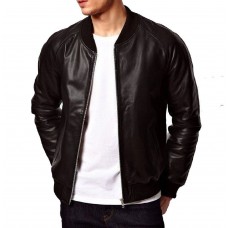 Laverapelle Men's Genuine Lambskin Leather Jacket (Bomber Jacket) - 1501361