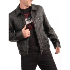 Laverapelle Men's Genuine Lambskin Leather Jacket (Aviator Jacket) - 1501214
