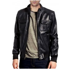 Laverapelle Men's Genuine Lambskin Leather Jacket (Bomber Jacket) - 1501054