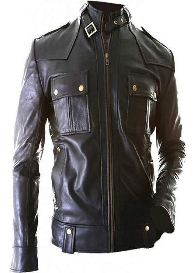 Laverapelle Men's Genuine Lambskin Leather Jacket (Officer Jacket) - 1501075
