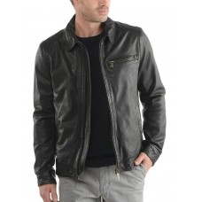 Laverapelle Men's Genuine Lambskin Leather Jacket (Aviator Jacket) - 1501013