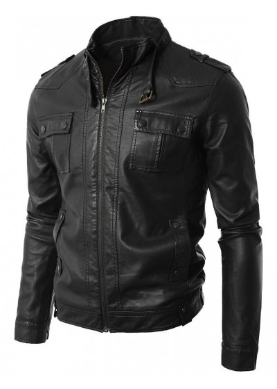 Laverapelle Men's Genuine Cowhide Leather Jacket (Regal Jacket) - 1501652