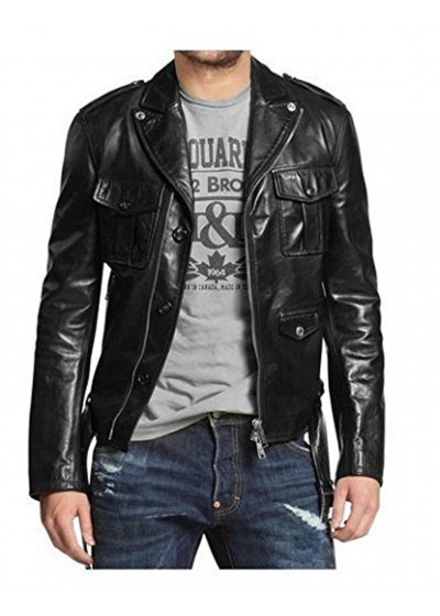 Laverapelle Men's Genuine Lambskin Leather Jacket (Regal Jacket) - 1501473